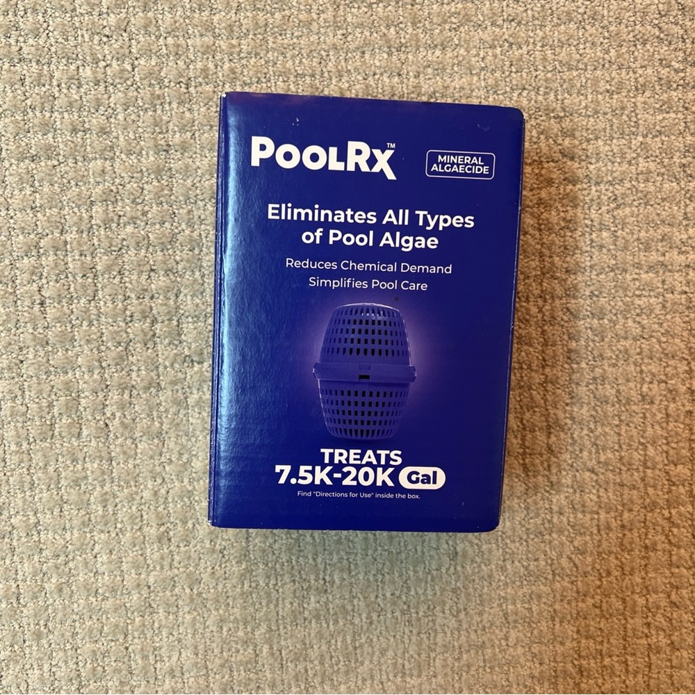 PoolRX 6 Month - Treats 7.5k - 20K gallons - NEW